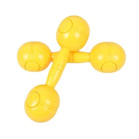 2 Pairs - Smiling Face Kids Toy Plastic Dumbbell - Dance/Gymnastics/Games