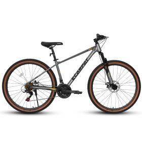 A27312 Ecarpat Mountain Bike 27 Inch Wheels, 21-Speed Mens Womens Trail Commuter City Mountain Bike