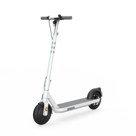 NEON Lite ES10 Foldable Electric Scooter w/18.6 Miles Max Operating Range & 15.5 mph Max Speed - White