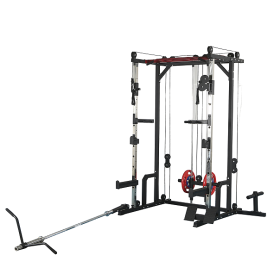 1400 pound capacity power rack LAT pull-down weight storage rack power cage home and garage gym full body workout multiple accessories squat rack for