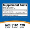 Nutricost Lactobacillus Acidophilus 10 Billion CFU Supplement, 120 Vegetarian Capsules