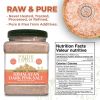 Pride Of India - Pure Himalayan Pink Salt - Enriched w/ 84+ Natural Minerals;  Fine Grind 5 Pound Jar