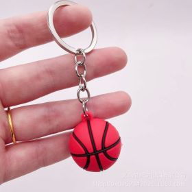 Volleyball Keychain Charm Student Sports (Color: Basketball)