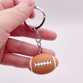 Volleyball Keychain Charm Student Sports (Color: 2rugby)