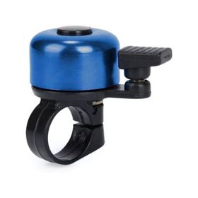 Bike Accessories Bicycle Horn Cycling Handlebar Metal Bell (Color: Blue, Type: Cycling supplies)