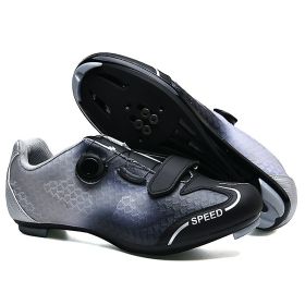 Men Mtb Cycling Shoes Spd Cleats Ultralight Dirt Road Bike Shoes Flat Pedal Racing Speed Sneaker Women Mountain Bicycle Footwear (Color: 2101-3-Black, size: 43)