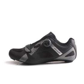 2022 cycling shoes mtb bike sneakers cleat Non-slip Men's Mountain biking shoes Bicycle shoes spd road footwear speed carbon (Color: B2011-Black, size: 40)