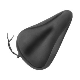 Anti-Slip Comfortable Bicycle Padded Saddle Cover Bike Seat Cover (Color: Black, Type: Cycling Accessories)