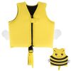 Swim Vest For Kids Float Jacket Learn To Swim Vest with Adjustable Crotch Strap for Boys Girls Toddlers Aged 1-8 Years Old 24-88LBS