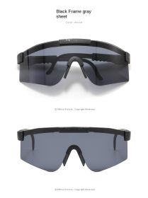 2023 new sunglasses, goggles,glasses, cycling goggles, and travelsunglasses effectively protect againstharmful rays such as ultraviolet rays,glare (Color: Black)