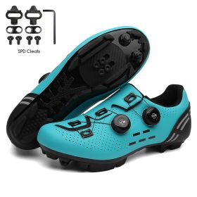 Ultralight Cycling Shoes Mtb Carbon Fiber Road Bike Boots Men Mountain Bicycle SPD Cleats Shoes Women Biking Speed Flat Sneaker (Color: moon mtb cleats, size: 37)