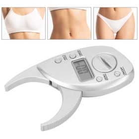 Body Fat Caliper Tester Scales Fitness Monitors Analyzer Digital Skinfold Slimming Measuring instruments Electronic Fat Measure (Color: 2pcs)